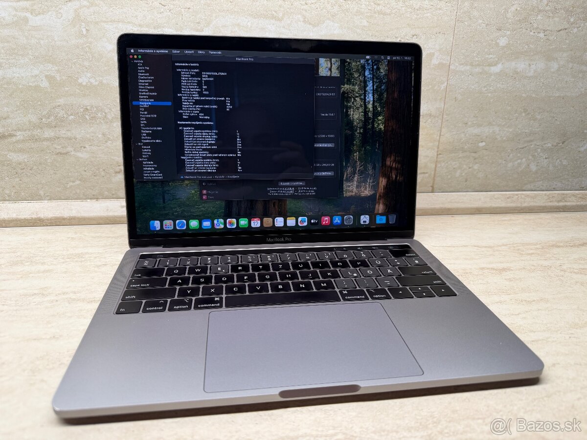 MacBook Pro Retina 13" (2018) - Core i7 - 16GB SSD 256 - 9
