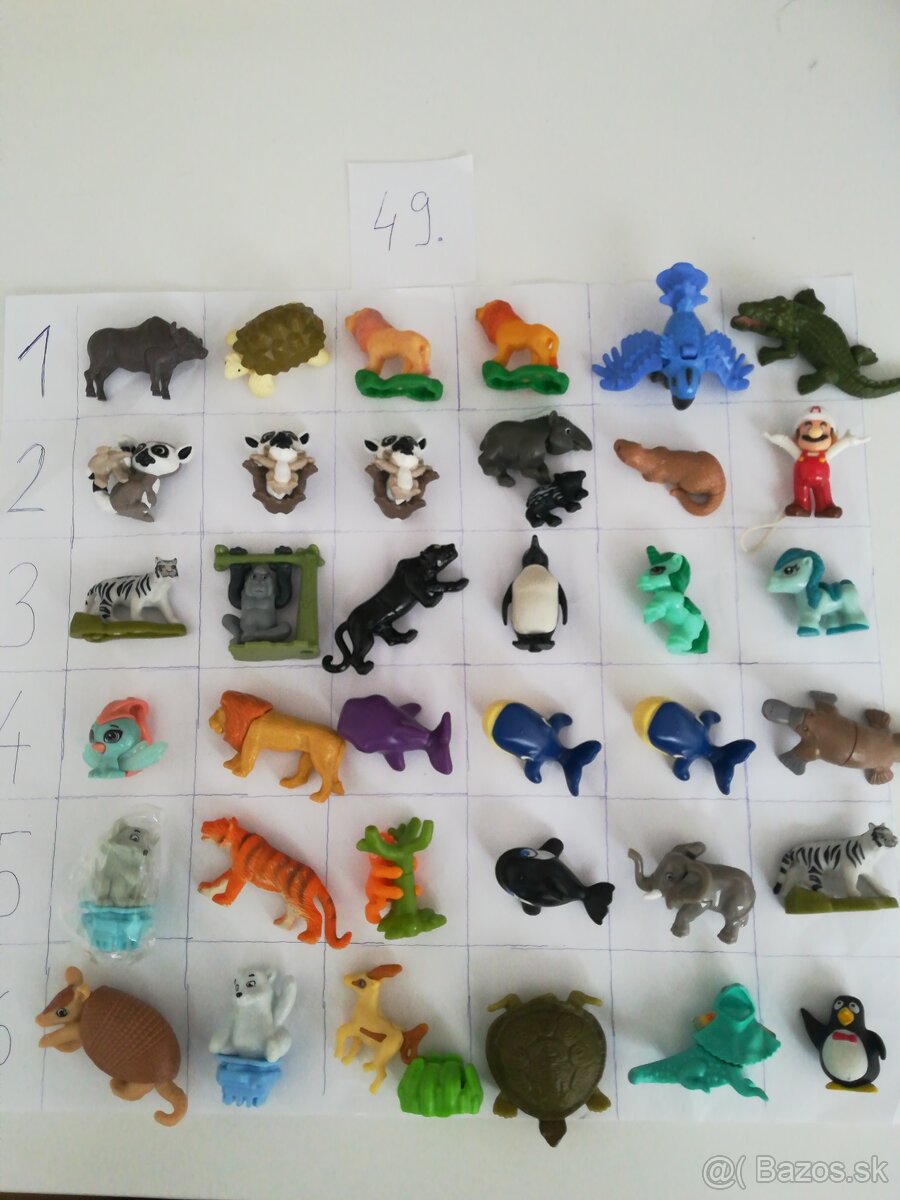 Kinder figúrky č. 7 - 9