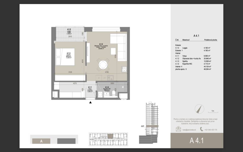 Babony TRE I 2i byt v novom projekte Panónska v Bratislave-P - 9