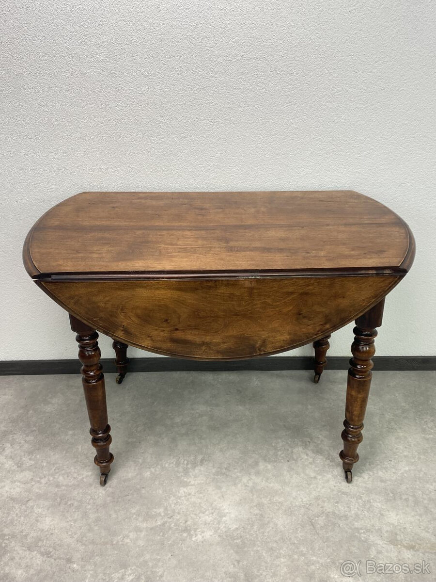 zaujímavé výklopné masívne okrúhle stoly - 9