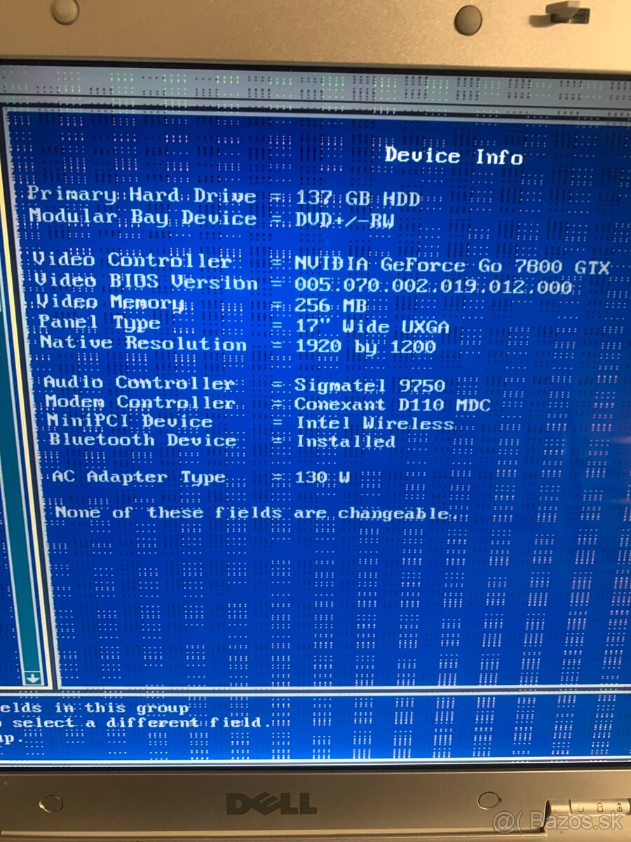 Dell Inspiron 9300 17" - 9