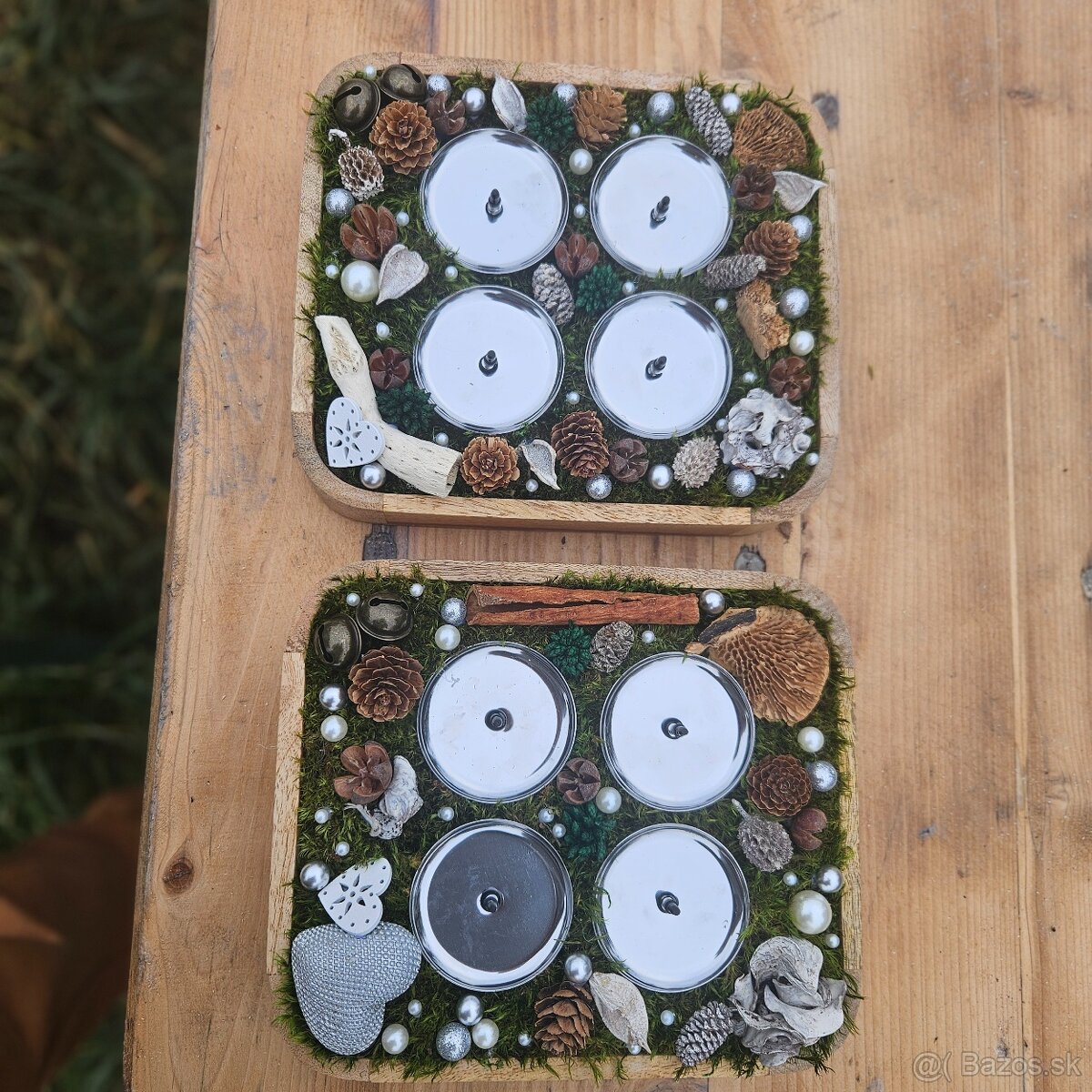 Adventné svietniky a machové obrazy - 9