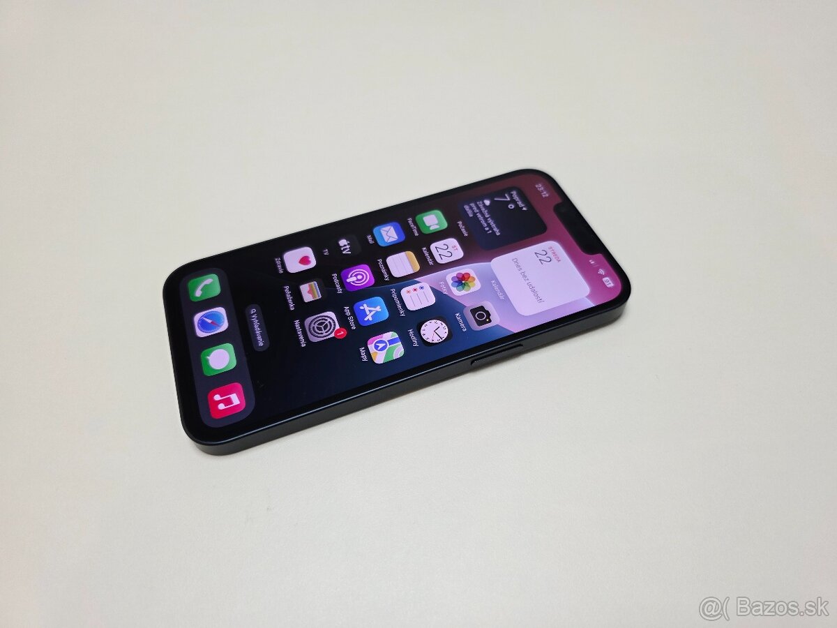 Apple iphone 13 128gb Midnight,Zdravie Baterky 100% TOP STAV - 9