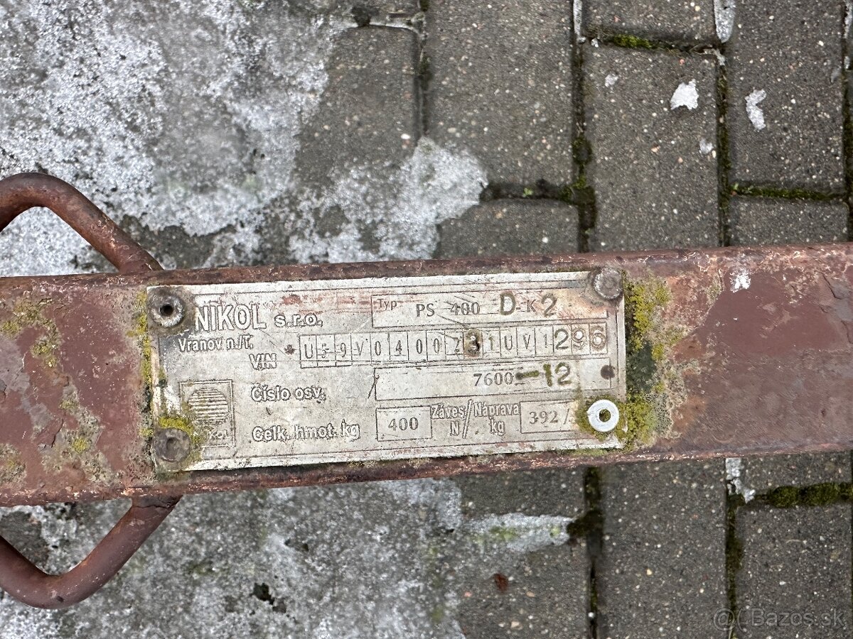 Predám prívesný vozík - 9