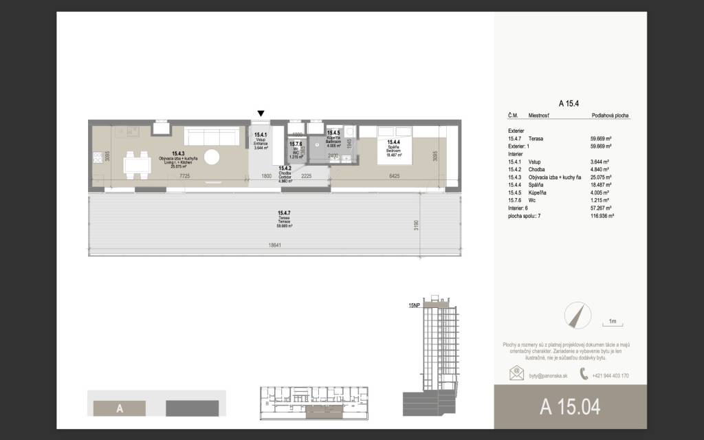 Babony TRE I 2i byt v novom projekte Panónska v Petržalke s - 9