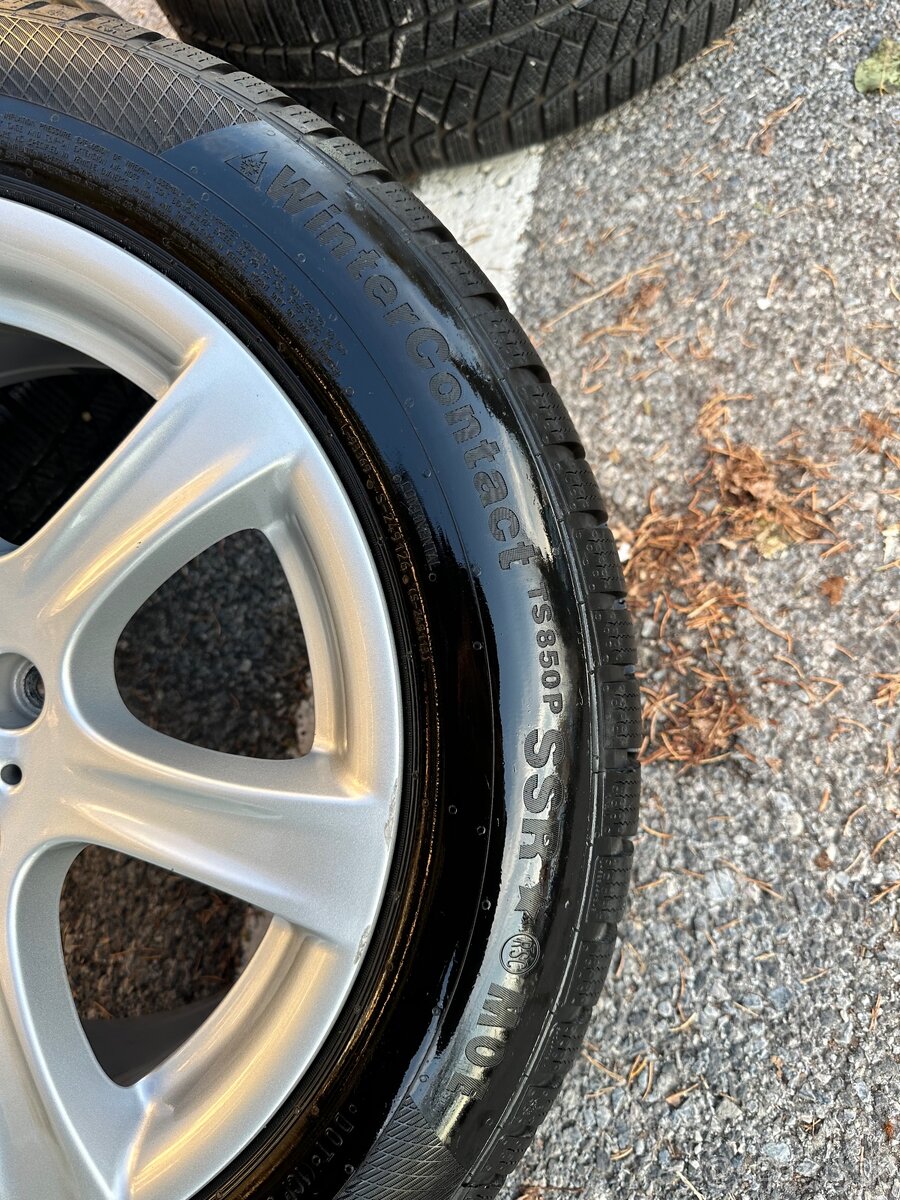 Bmw 5x120 225/55 r17 zimne DOT 2022 7,8mm CONTINENTAL - 9