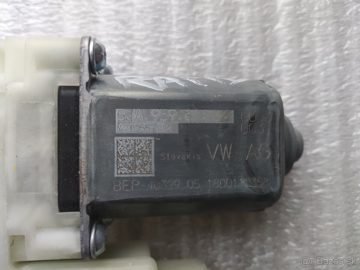 Motorček stahovania okná Škoda Octavia 3 Rapid VW Golf 7 - 9