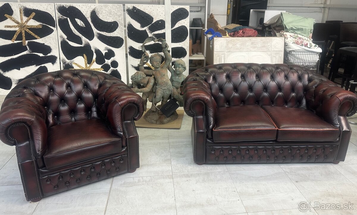 Sedacia súprava Chesterfield - 9