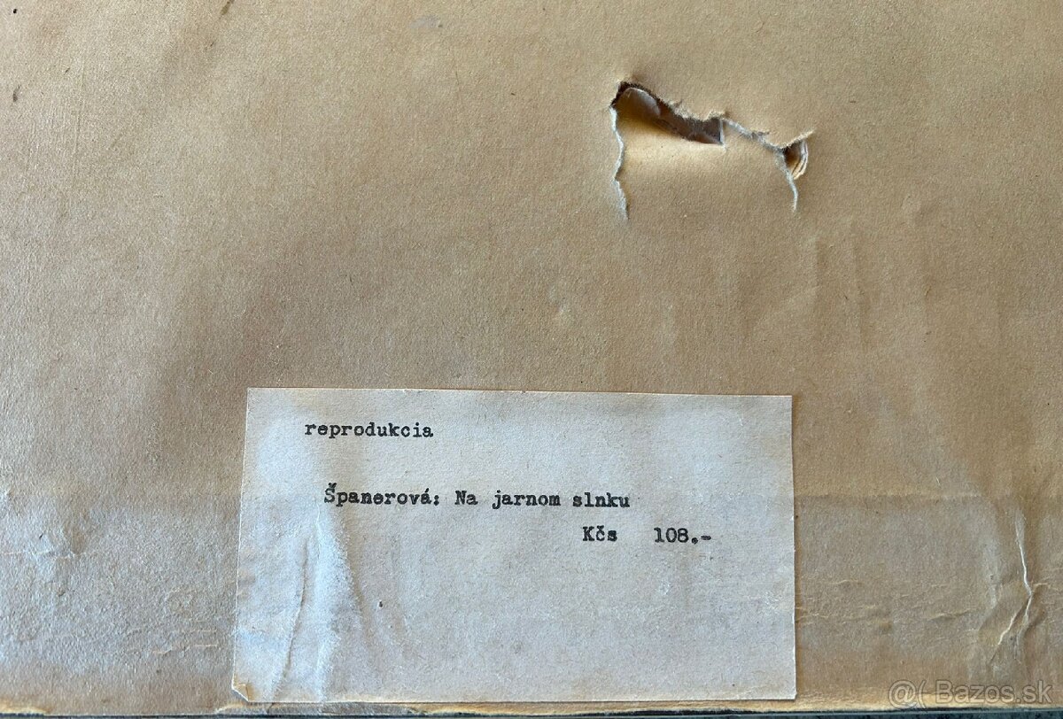 Retro obraz Na jarnom slnku, makramé... - 9