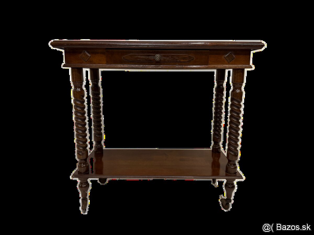 Starožitný konzolový stolek - 9