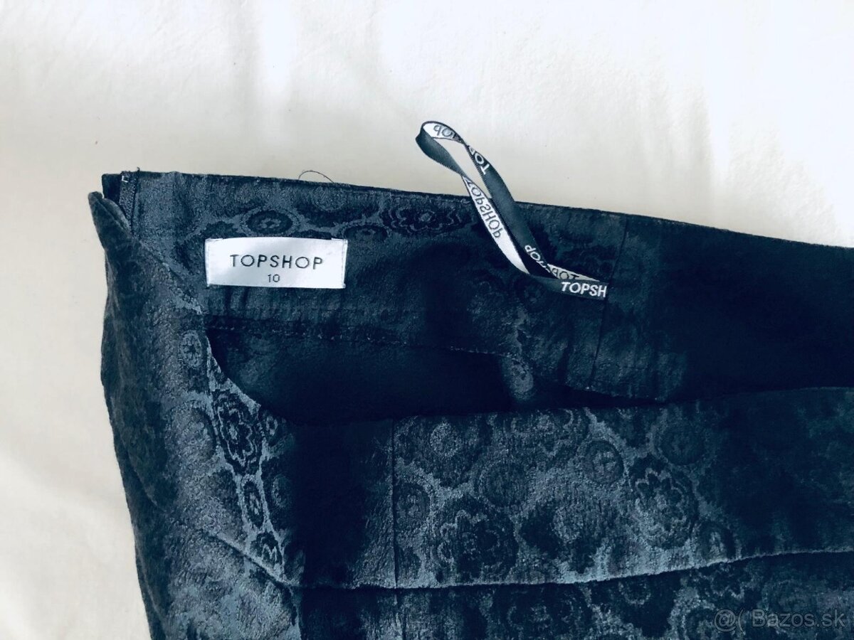 ⚫ Elegantná Čierna Sukňa TOPSHOP - Puzdrový Strih 🖤 - 9
