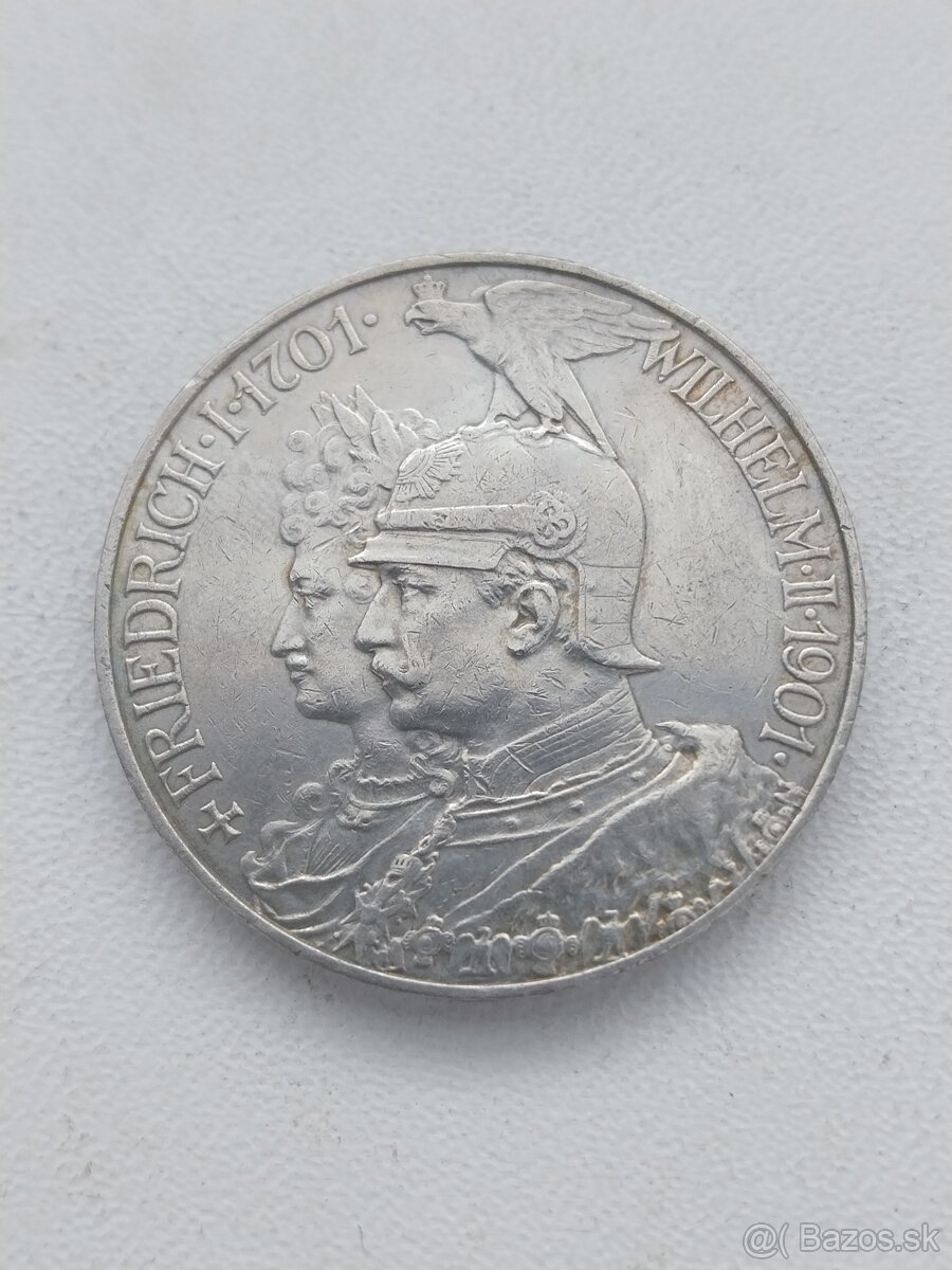 Mince strieborne Toliare a 5 marka nemecko - 9