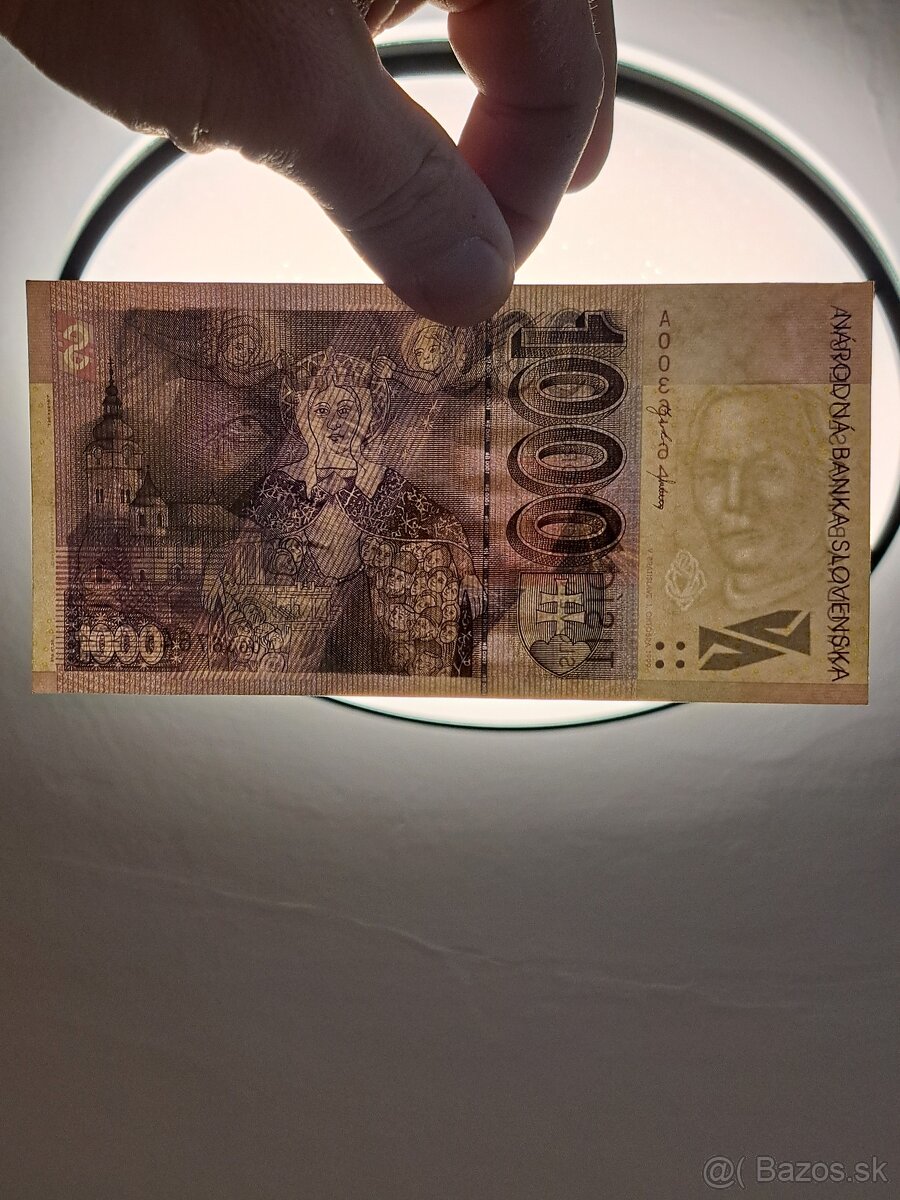 1000Sk séria A1999 stav 1 - 9