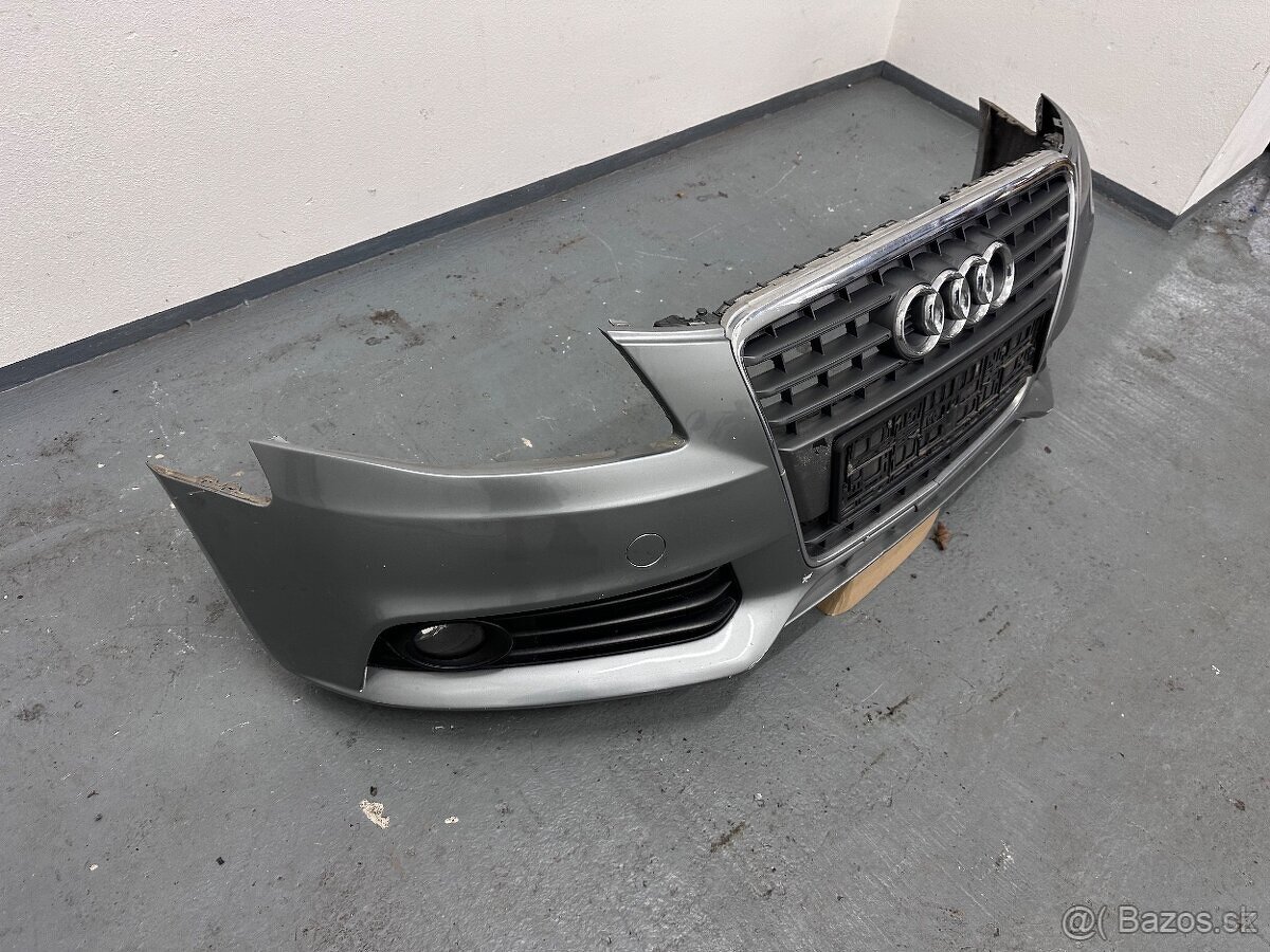 Audi A4 B8 předek kapota nárazník světla chladiče blatník - 9