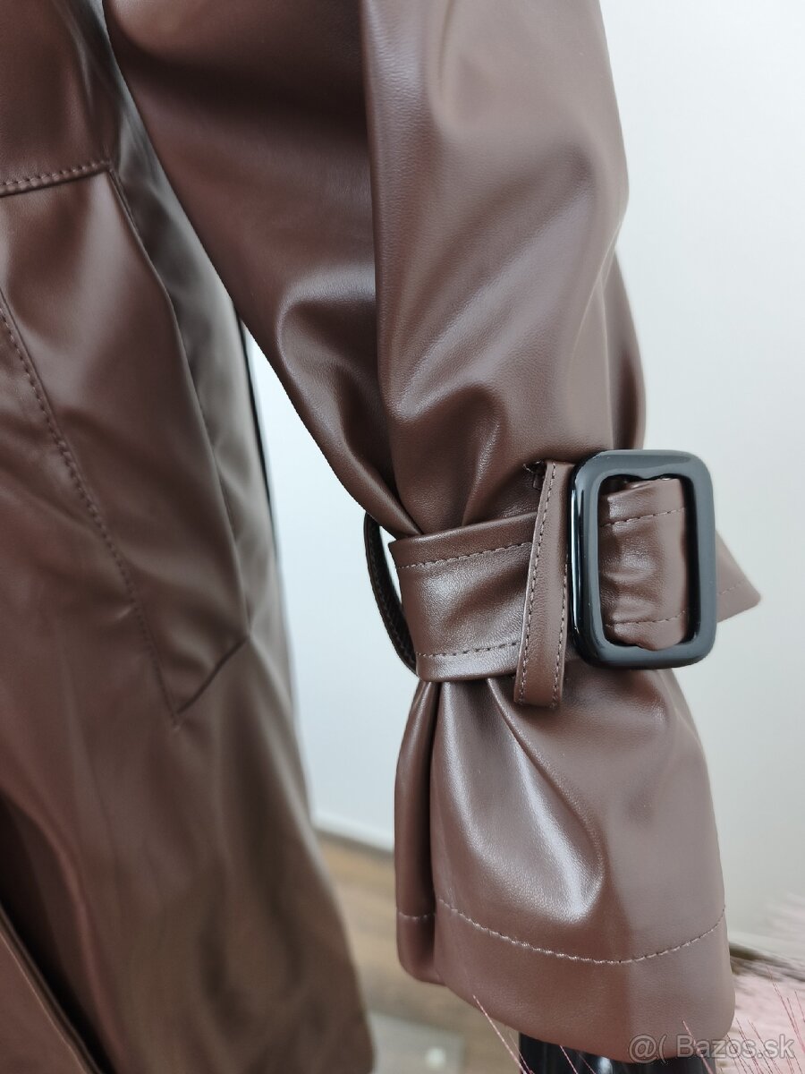 Dámsky kožený kabát - 9