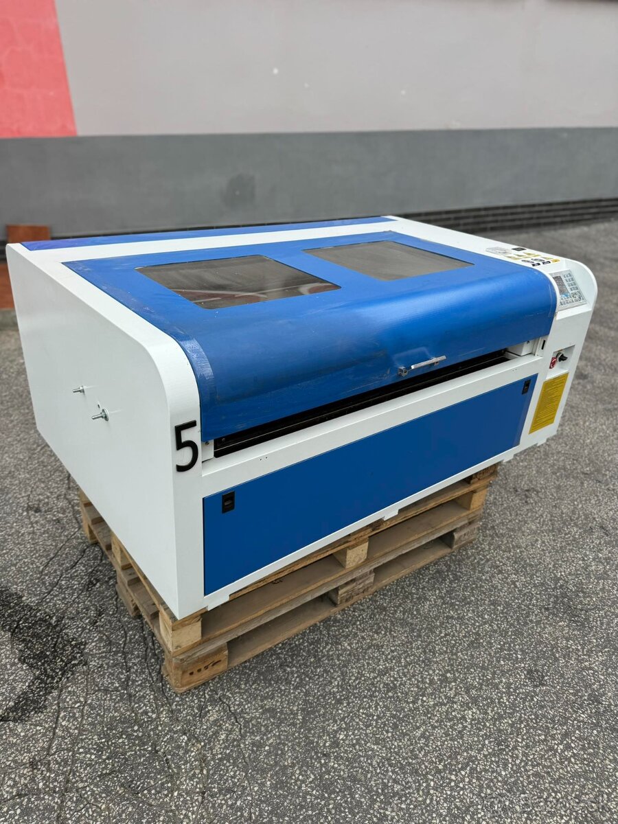 Predám Laser ploter CO2 100W 100cm x 60cm použitý - 9