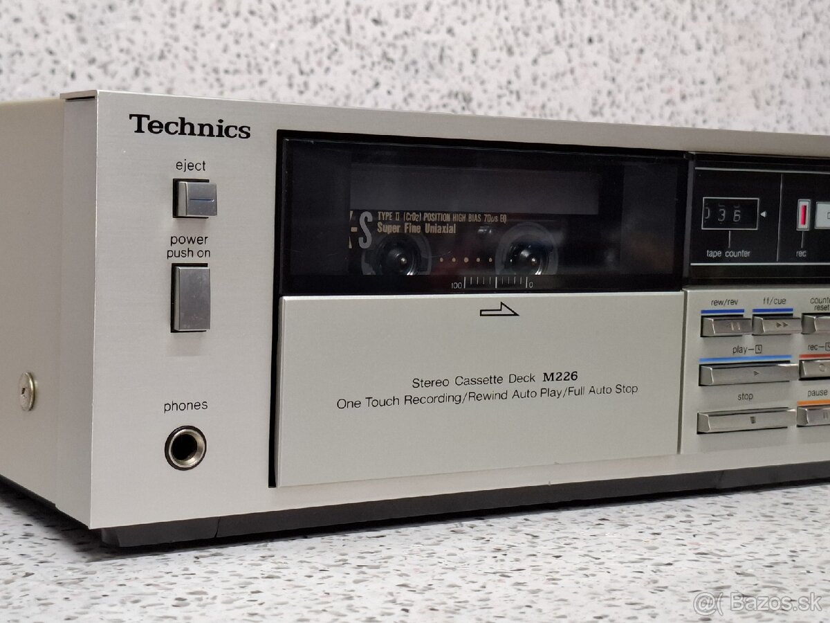 TECHNICS M226 》 STEREO CASSETE DECK 》DOLBY B C - 9