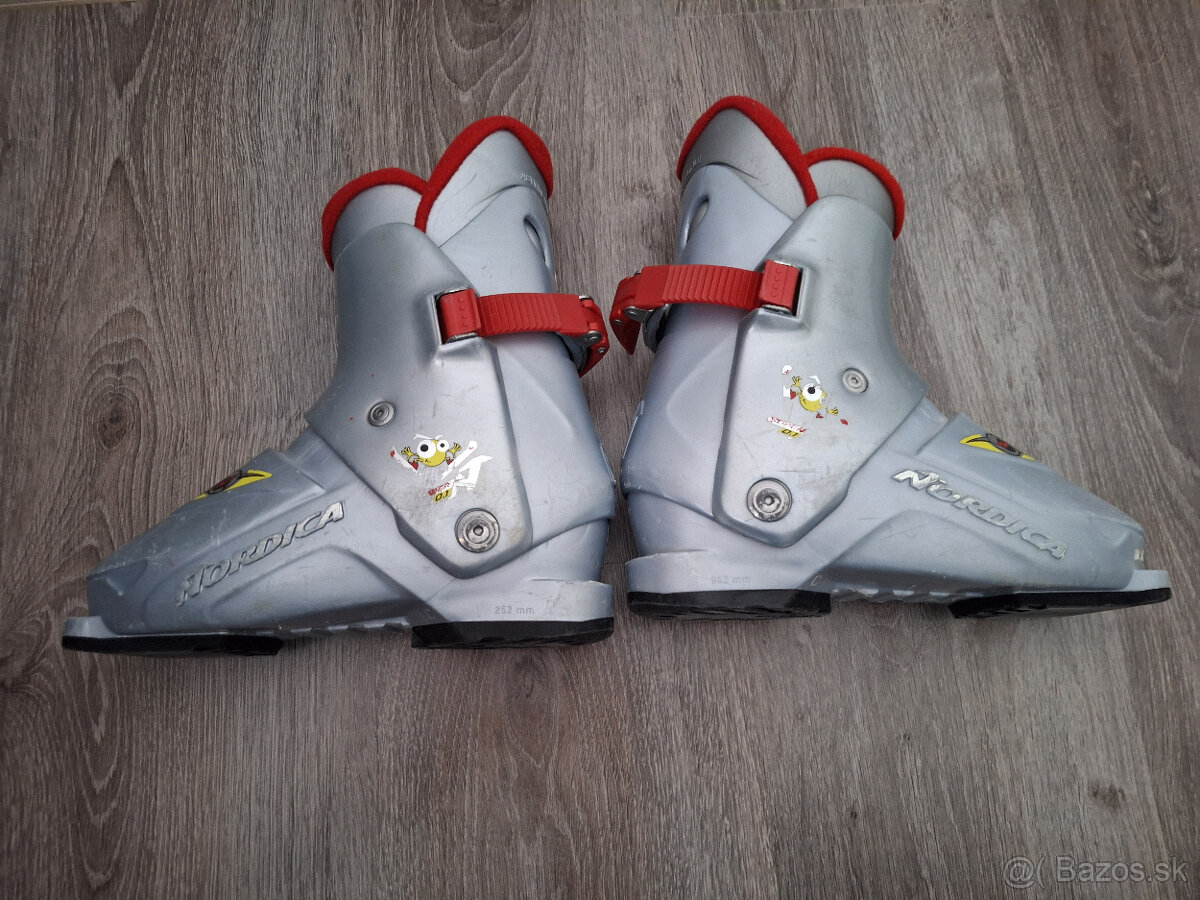 Lyže 100cm + lyžiarky - 9