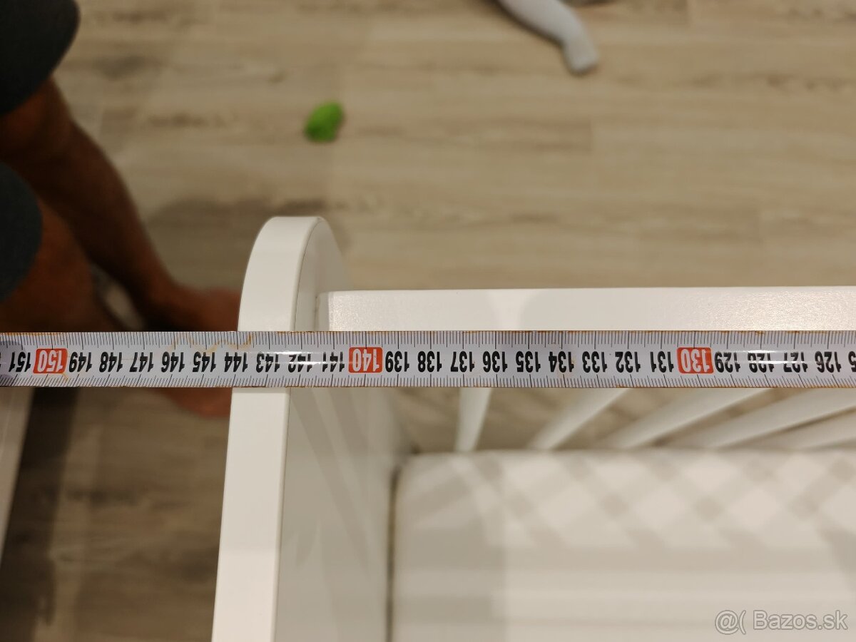 Detská postieľka biela - 9