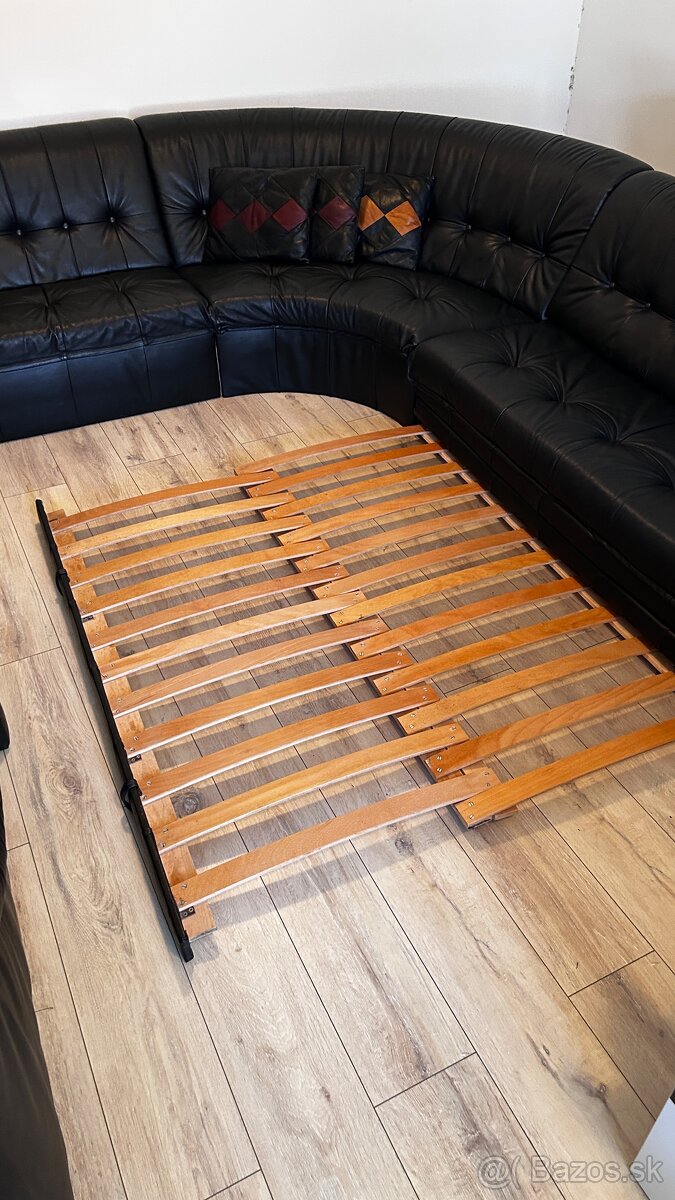 Kožená sedacia súprava + 2 kreslá – pravá koža - 9