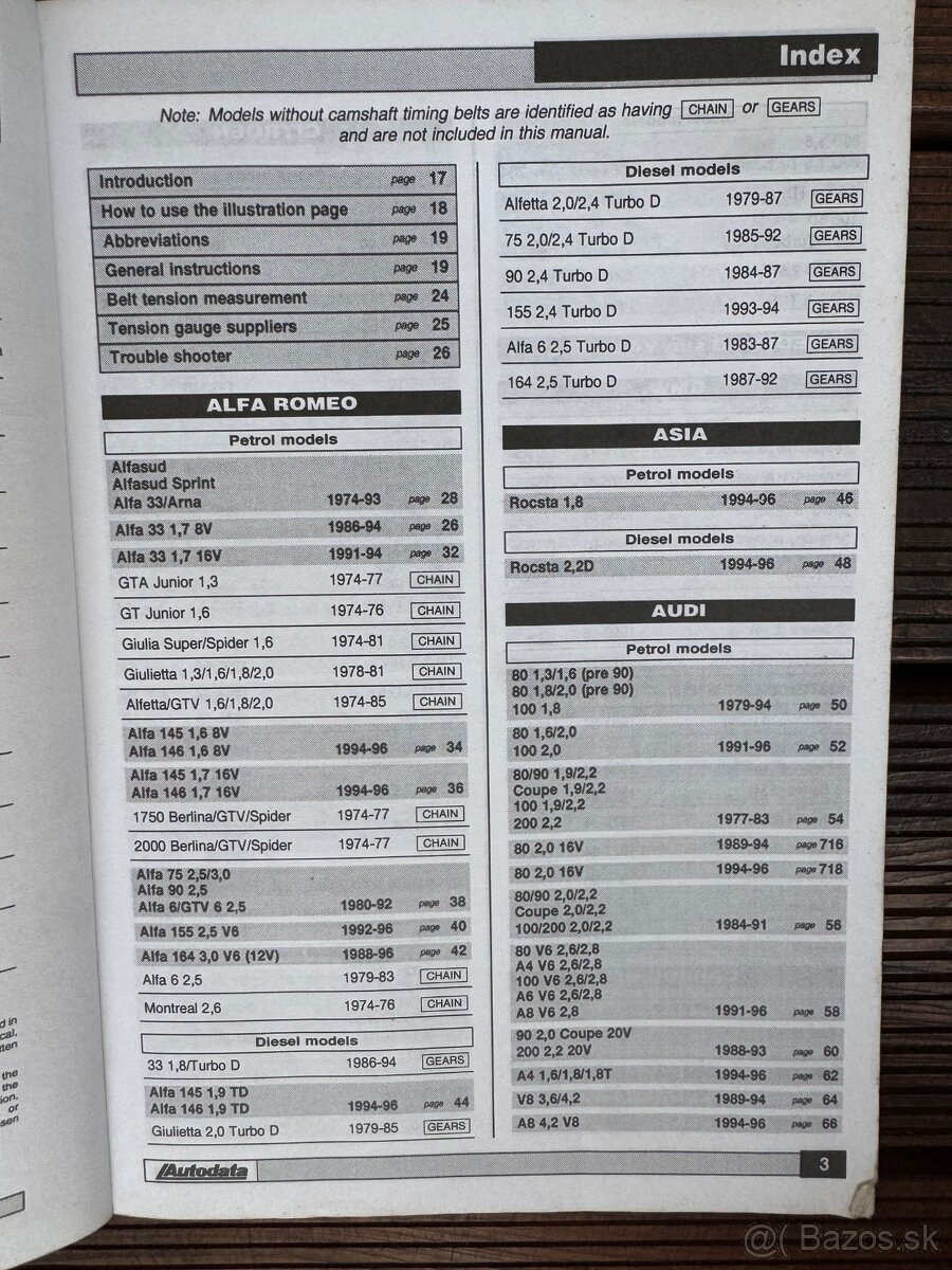 AUTODATA montážní data rozvodové řemeny originalni manual - 9