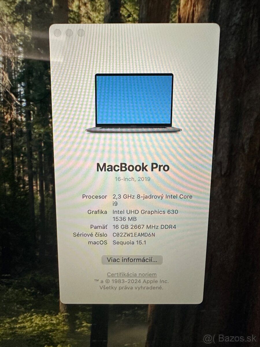 Apple Macbook Pro 2019 - 9