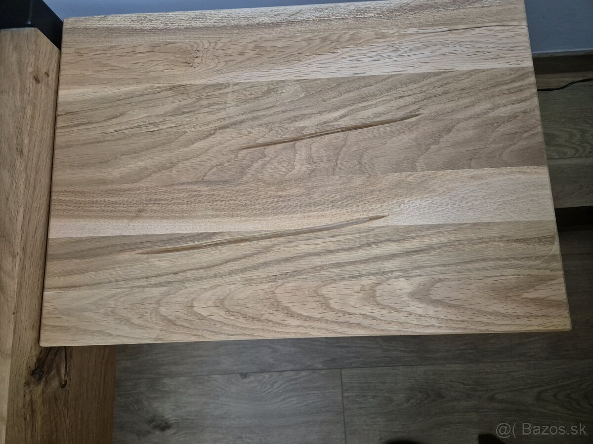 Nocné dubove stoliky 2x - 9