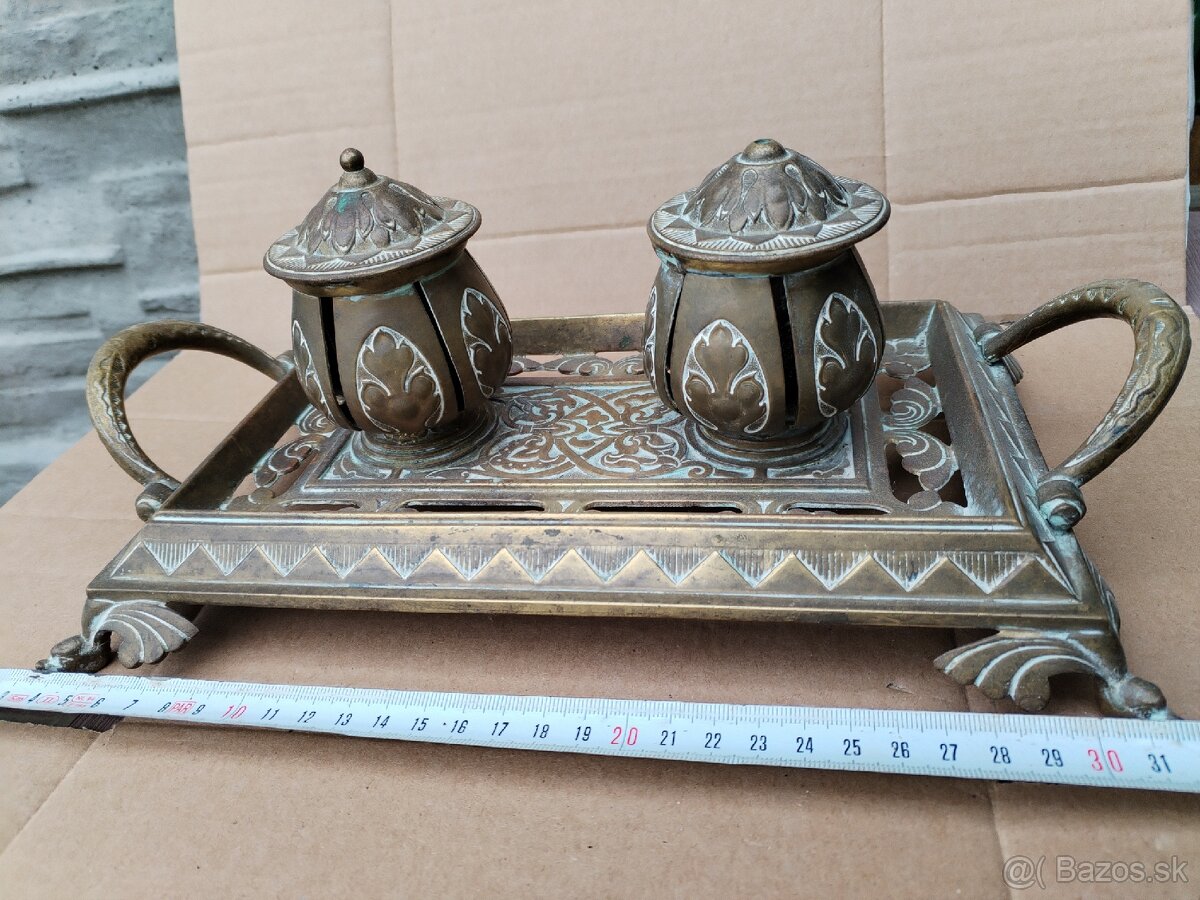 Kalamár veľký mosadzny 45€ - 9