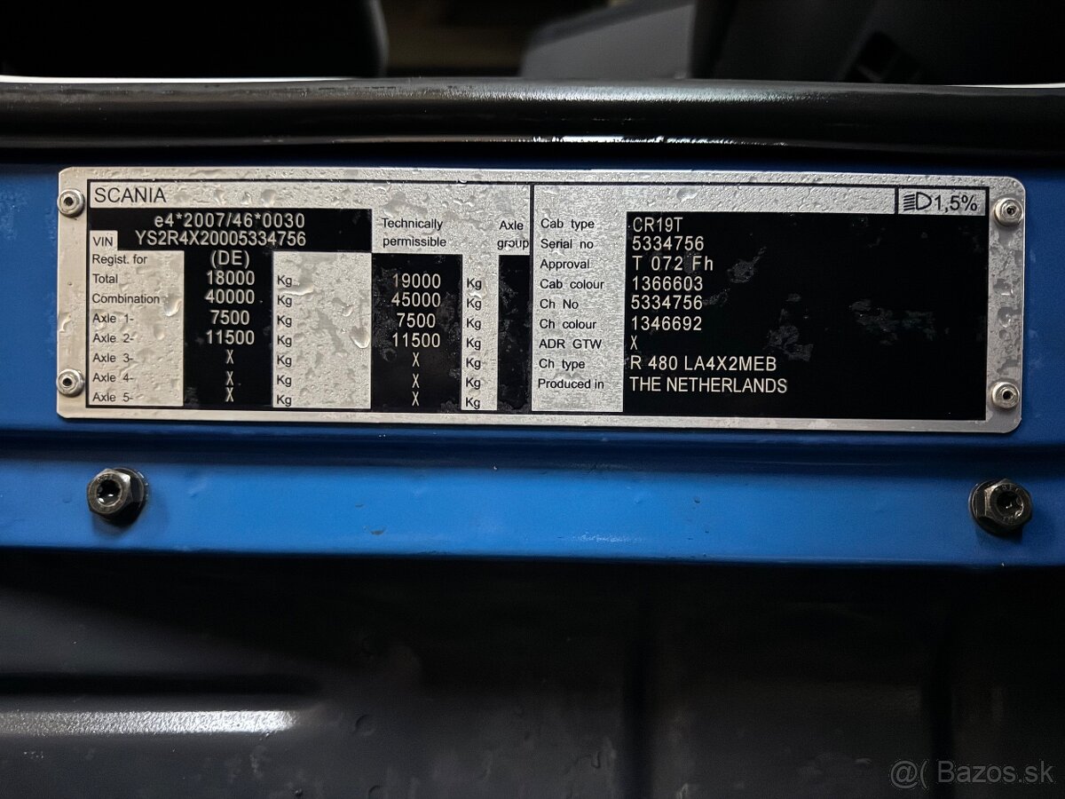 SCANIA R480 mega 590 000km - 9