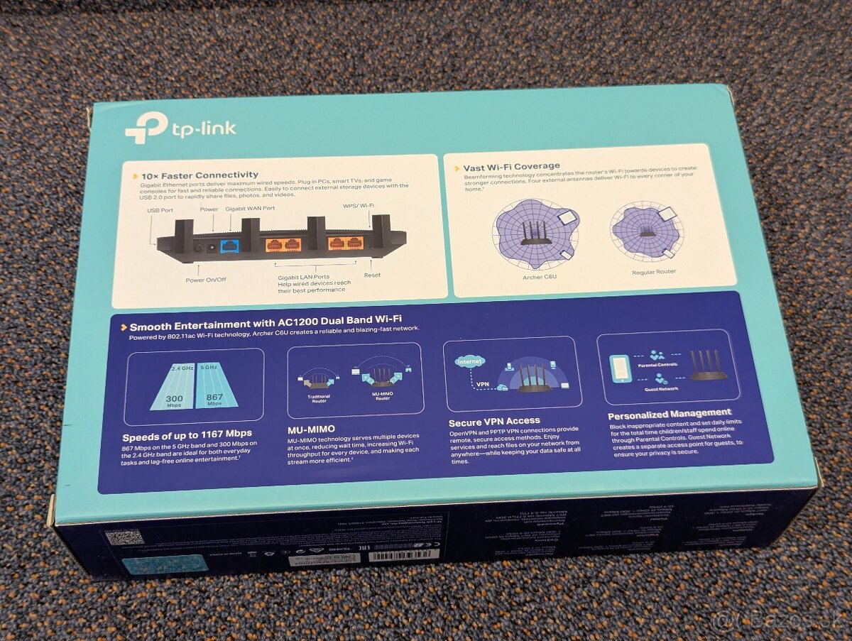 Router TP-Link Archer C6U - 9