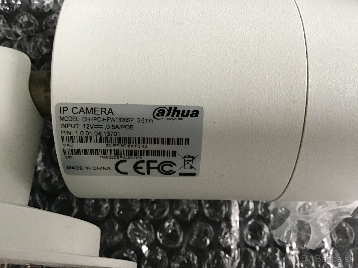 Exteriérová IP Kamera Dahua 3x - TOP STAV - 9