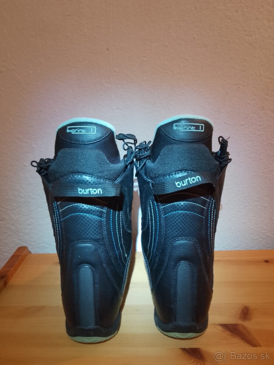 BURTON cierne SNB boty velkost 40,5 - 9