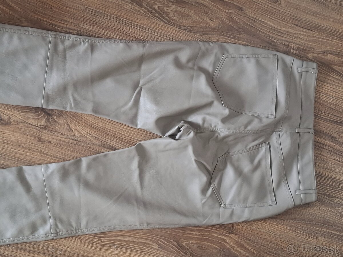 Kožene nohavice dámske H&M - 9