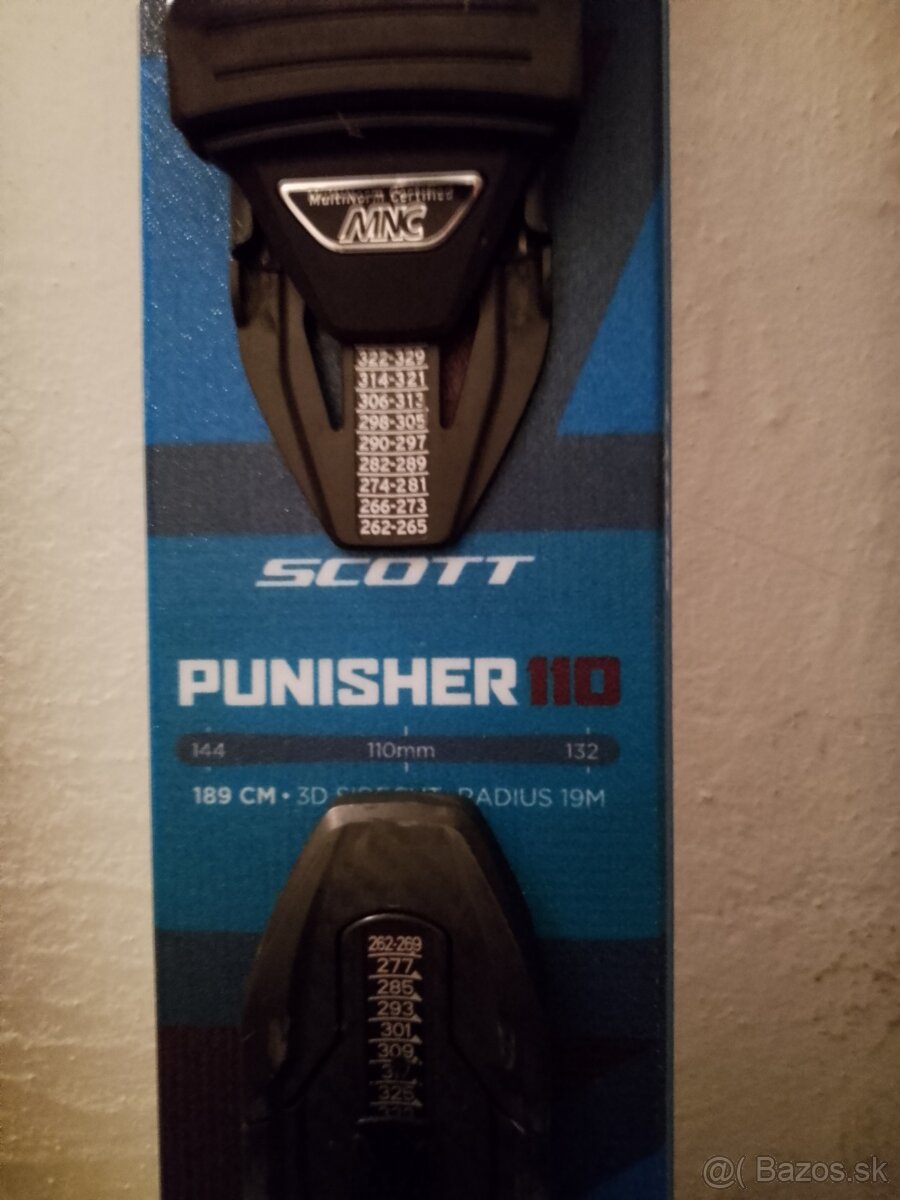 189 cm freeride lyze SCOTT s viazanim - 9