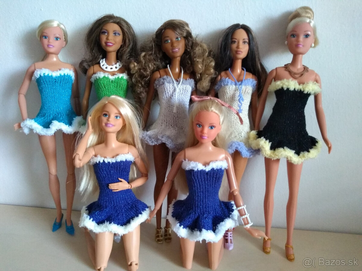 katáby šaty klobúky čiapky pre bábiky barbie ken stacie skip - 9