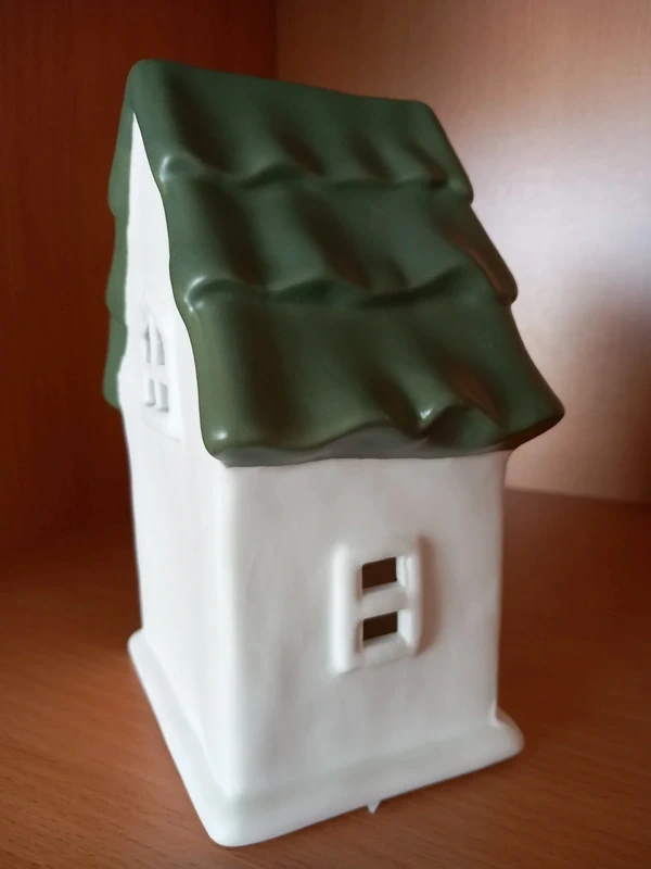 Keramický Led domček 16,5x12x8 cm - 9