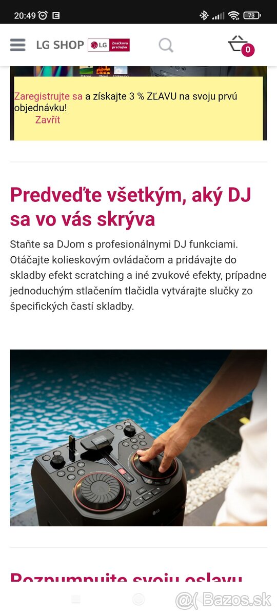 Párty reproduktor LG OK55 - 9