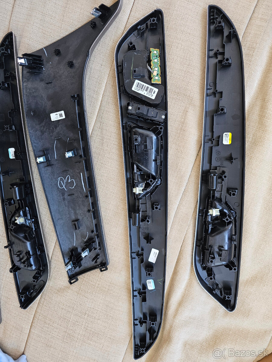 >>>SET hliníkový dekor - lišty - interiér MERCEDES W166/X166 - 9