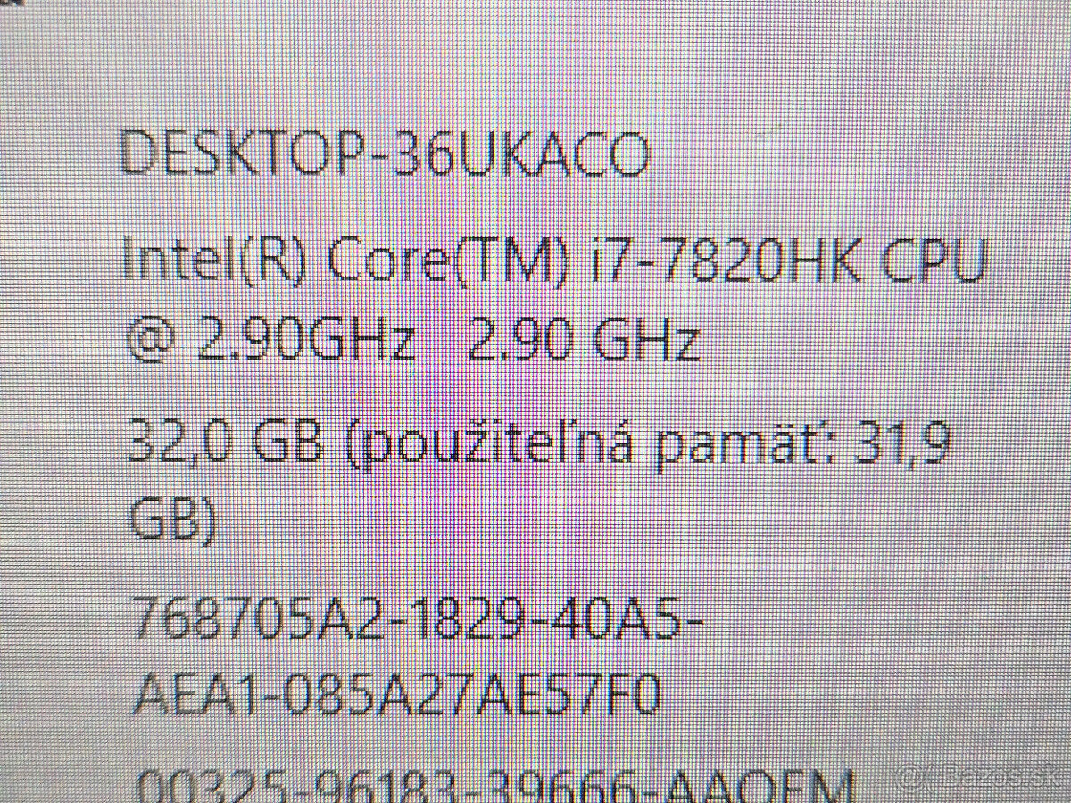 Predám hernú klasiku notebook Dell Alienware 17 R4 - 9