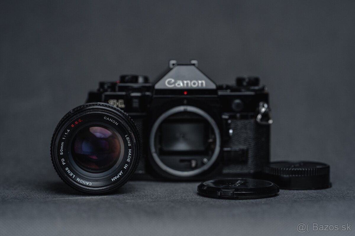 canon A-1 + Canon FD 50mm f/1.4 S.S.C. - výborný stav - 9