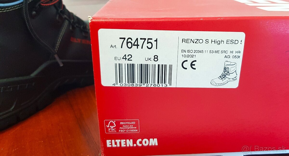 Pracovná obuv-ELTEN RENZO High ESD S3 HI - 9