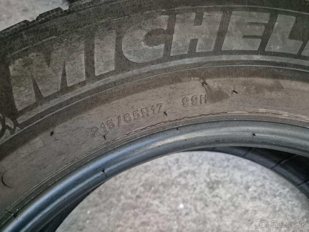 215/65 r17 zimné 4 ks MICHELIN dezén 5 mm - 9