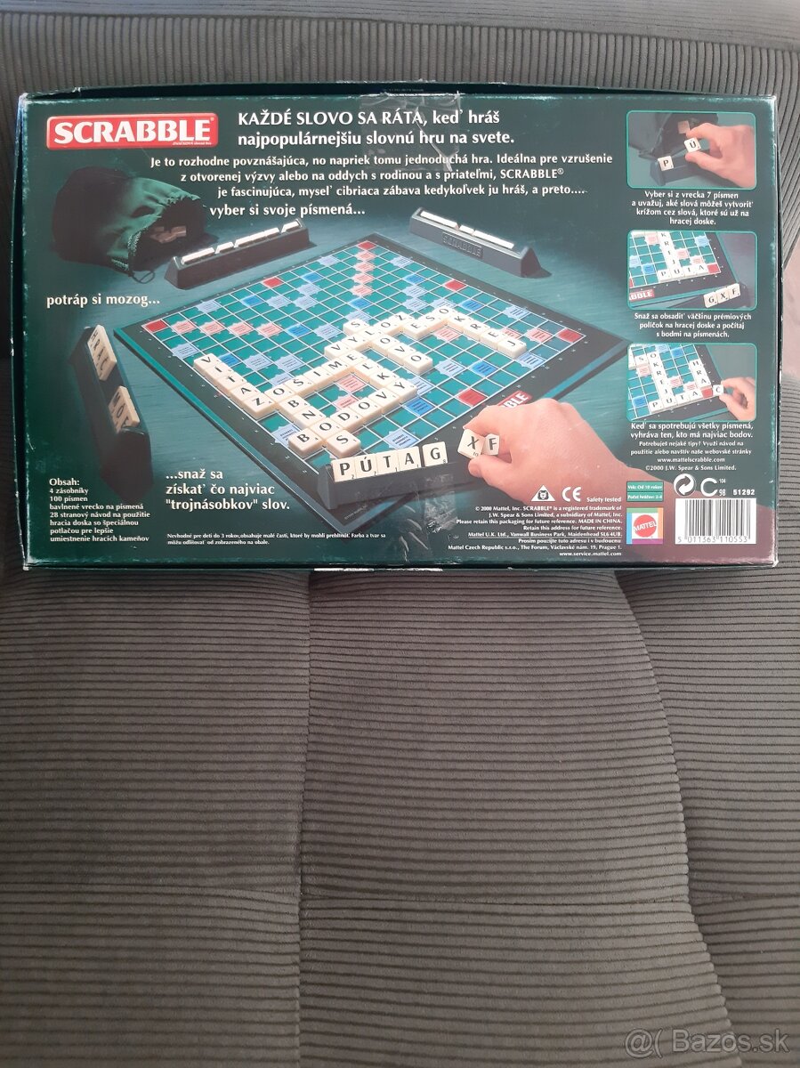 SCRABBLE ORIGINÁL MATEL - 9