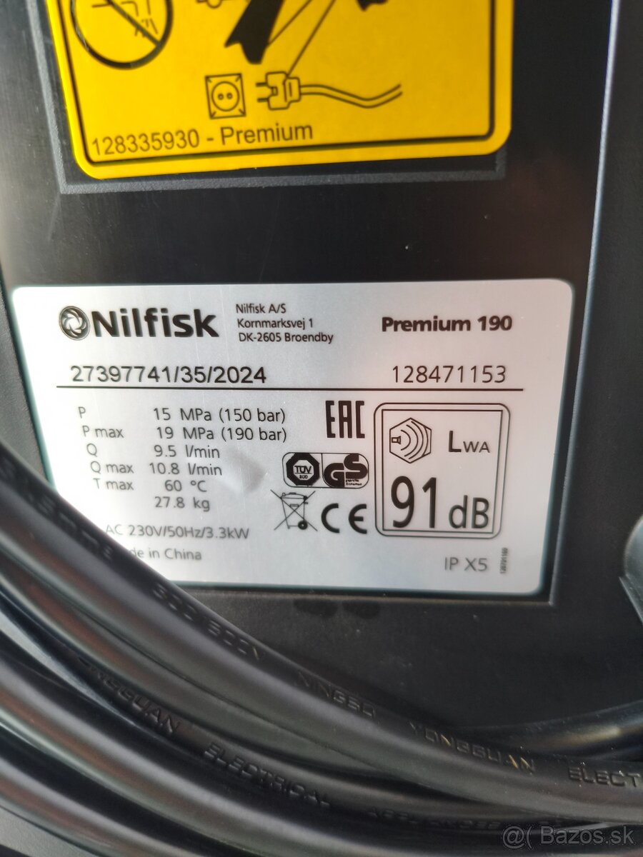 Predam wapku Nilfisk PREMIUM 190-12 POWER - 9