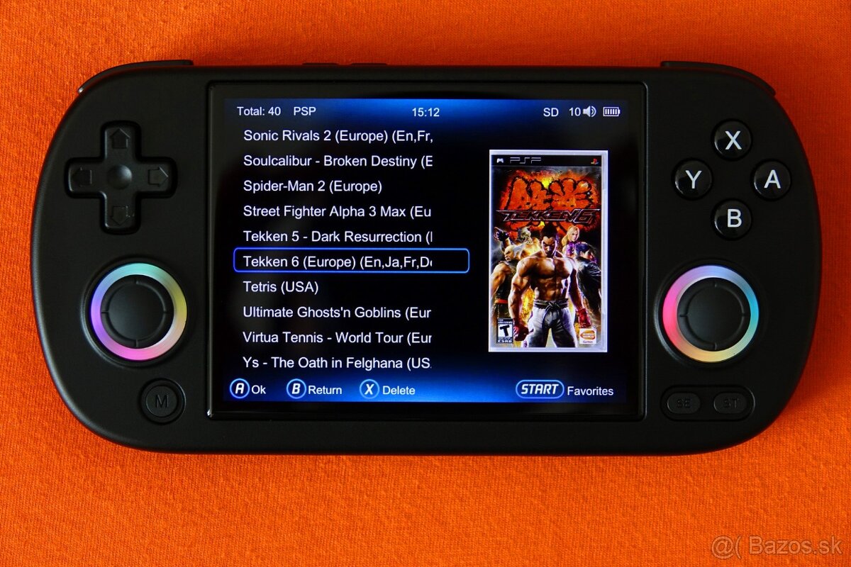 Anbernic RG40XX H, vymakaný PlayStation Portable - PSP - 9