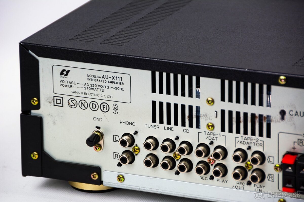 SANSUI AU-X111 / analógový japonský zosilňovač z ,,X” série - 9