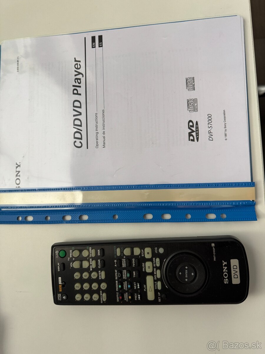Predám CD, DVD prehrávač Sony DVP-S7000 - 9