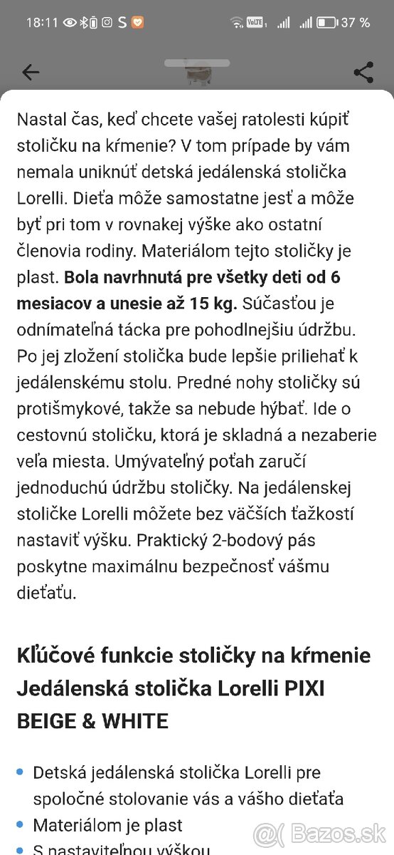 Detská sedačka Lorelli Pixi - 9