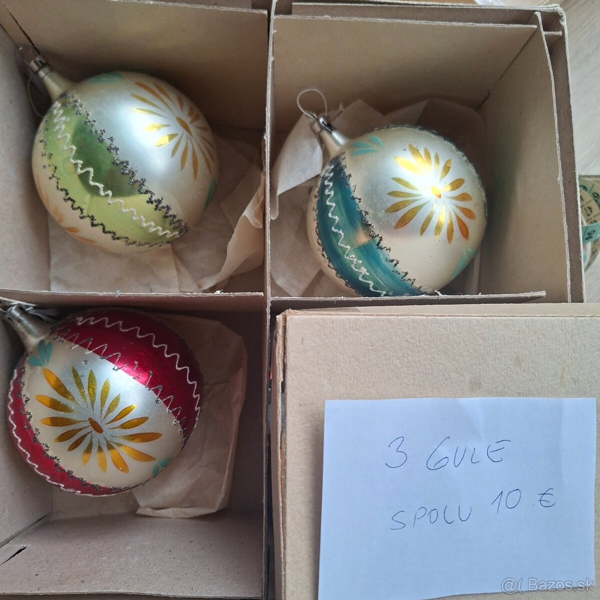 Starožitné vianočné ozdoby. - 9