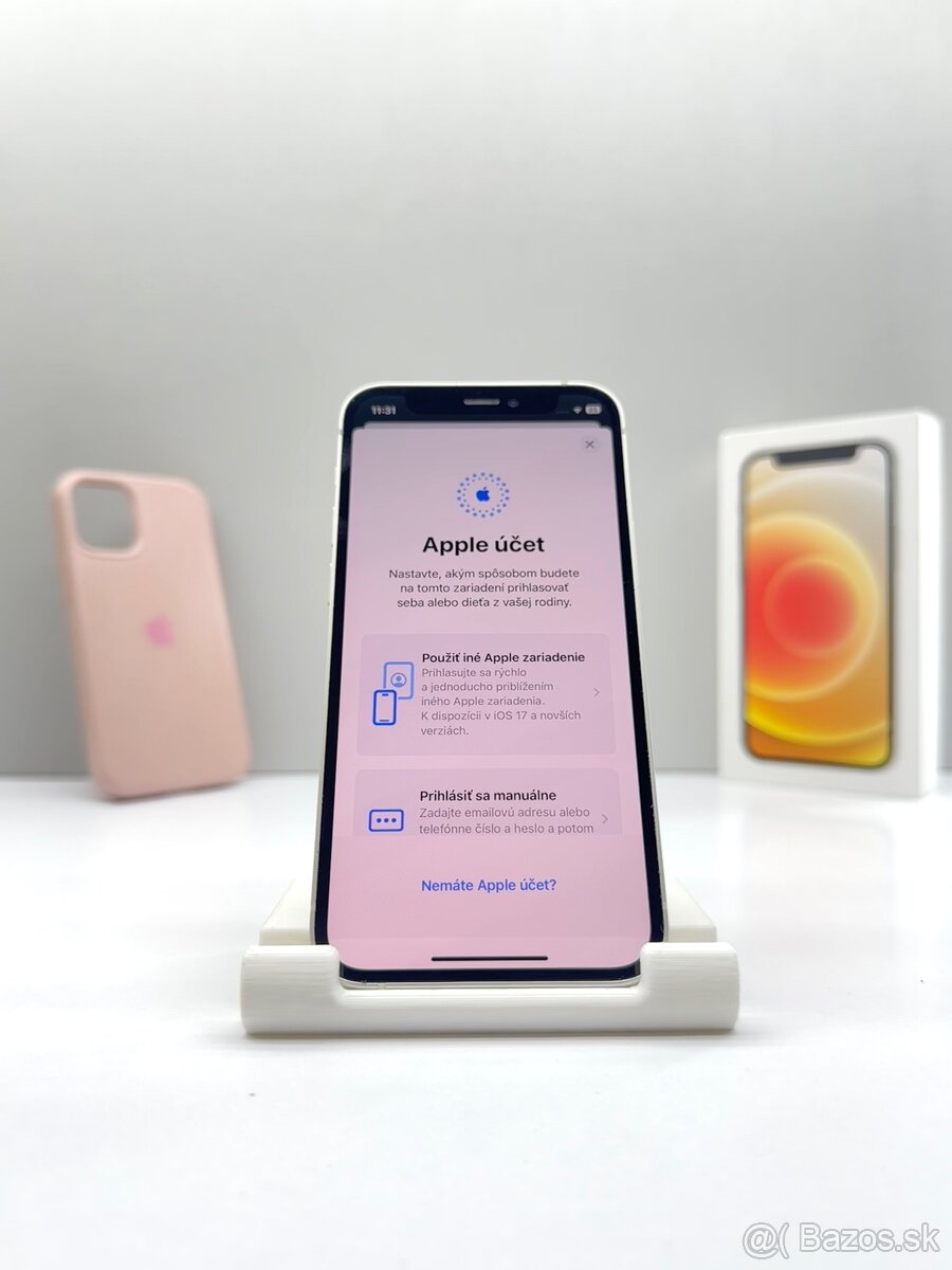 iPhone 12 MINI 128GB WHITE TOP STAV BATÉRIA 100%+APPLE KRYT - 9